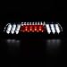 G-PLUS Full 3rd Third Brake Cargo Lights Rear Roof Center High Mount Stop Light Lamp Compatible with Chevy Silverado GMC Sierra 1500 2500HD 3500 HD 2014-2018 White and Red