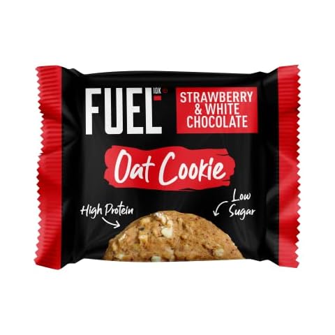 FUEL10K Strawberry & White Chocolate Oat Cookie,12x50g Cover