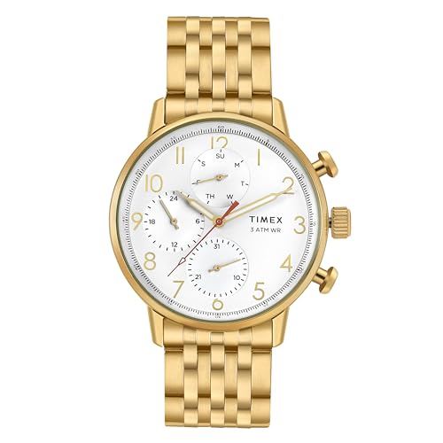 Image of TIMEX Analog Watch for Men with Round Dial & Water Resistant Man's Wrist Watches