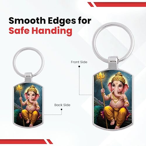 Image of Premium Printed Metal Keychain for Men & Women | High-Definition Artwork Print | Durable Key Ring for Car, Bike, Home & Office Keys | Stylish Decorative Key Holder Gift