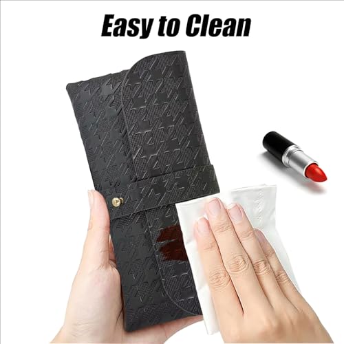 Image of Glasses storage bag Travel sunglasses myopia glasses storage bag Fashion leather storage bag
