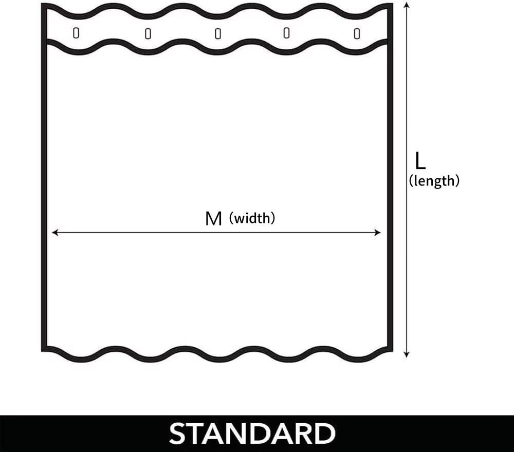Duschvorhang 300 x 180 cm Weihnachten Duschvorhang Wasserdicht Textil Polyester Waschbar Trocknet Schnell, Polyester Duschvorhang mit Gewicht Unten, mit 12 Duschvorhang Haken, Metallösen c-388