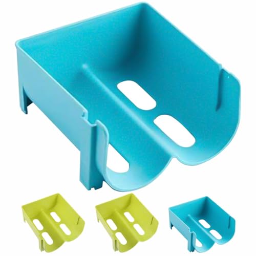 BEBEMOKO 4 Piezas Organizador de Bebidas para Frigorífico Cajas Apilables para Almacenamiento de Comida y Bebidas Diseño Moderno y Resistente para Hogar y Cocina