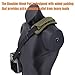 ACEXIER Tactical Vest Shoulder Strap Pad Backpack Breathable Mesh Cushion Pad For Hunting Vest Outdoor Backpacks (Black-2PCS)