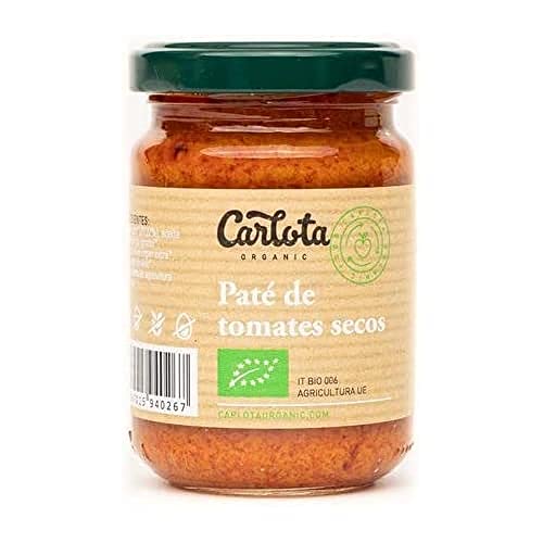 3 X Paté De Tomates Secos 140Gr Carlota Organic (Incluye 3 Tarros)