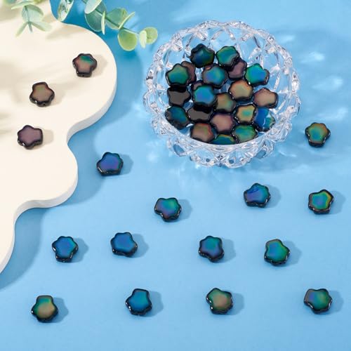 Perles en verre fleur de cristal haut de gamme à détection de température - 6