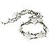 Produktbild AWAYTR Boho Braut Blume Girlande Stirnband - Frauen Mädchen Einstellbare Baum Rattan Blatt Floral Haar Kranz Hochzeit Fotografie Dekoration, Weißer Spitze, Einheitsgröße