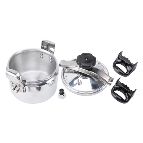 Olla a Presión, Base Compuesta de Aleación de Aluminio a Prueba de Explosiones de Gran Capacidad, Recipiente a Presión para con Estufa de Gas, Olla a Presión