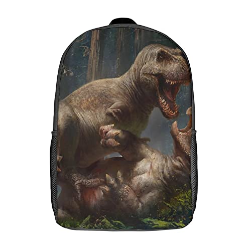 Sac à dos scolaire dinosaure pour garçons et filles de 17 pouces