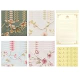 Qualité supérieure : l'ensemble de papier à lettre et d'enveloppes est fabriqué avec du papier robuste de haute qualité ; le papier de papeterie épais empêche les bavures d'encre, tandis que les guides lignés garantissent une écriture soignée