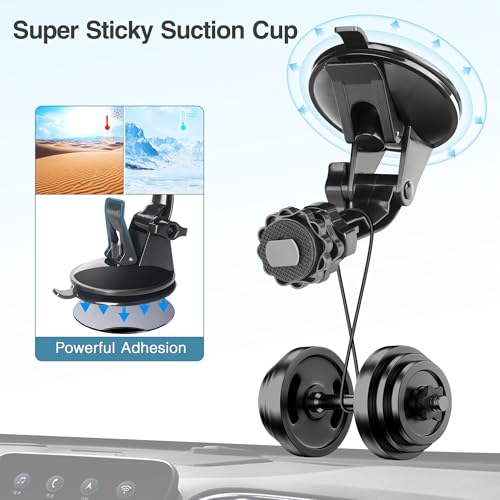 Image of Backup Camera Monitor Mount,(7 /9in)Large Rear View Camera Screen Mounting Bracket,Rv Windshield Suction Cup Holder for Back Up Camera Display Monitor,Car Rearview Reverse Cam Window Mount Kit