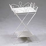 Material: Metal vacchetti José 6442060000 Mesa Portofino, Metal, Blanco, 40 x 40 x 63 cm