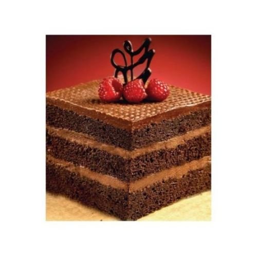 The Original Cakerie 24 Cut Chocolate Layer Dessert Cake -- 2 per case.