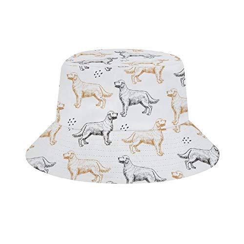Bucket Hats Funny Cute Dog Beach Cap Fishing Sun Protection #TOP2