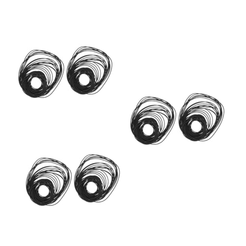 Hemobllo 6 Paczek Magnetofon Pas Kaseta Magnetofonowa Kasety Magnetofon Do Naprawy Gumowy Pasek Magnetofon Kasetowy Taśmy Różne Kwadratowy Pas Czarny Rejestrator Kwadratowy Gumowy Pasek