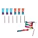 Febbya Ruban De Danse, Ruban De Gymnastique Rythmique 6 Pcs 2 Mètres Ruban Tournoyant pour Enfants Danse Artistique, Virage De Bâton, Gymnastique, Formation, Activités Amusantes 6 Couleurs