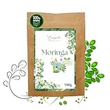 Infusion Moringa Naturel 100% Pur – Tisane de Feuilles de Moringa Oleifera Séchées – Sourc...