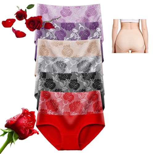 Women's Pure Cotton high Waist Leakproof Panties for Women Over