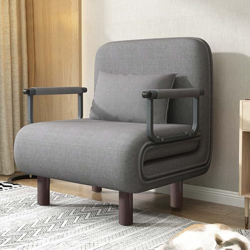 La Mejor Recopilación de Sillon Cama Individual más recomendados. 47 Sofá Cama Plegable Individual, Silla Plegable 5 En 1, Plegable Tapizado Multifuncional Con Almohada, Sofá Cama Plegable Con Respaldo Ajustable, para Salones, Dormitorios,...