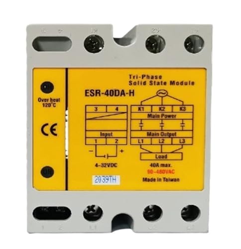 Relais statique ESR-40DA-H pour remplacer vos contacteurs bruyants et éviter les pannes électriques
