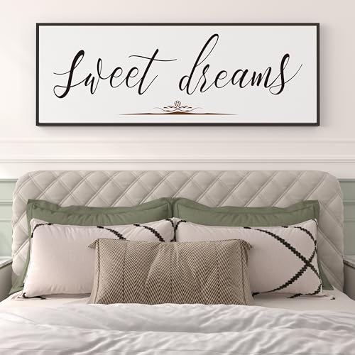 PEONIA 41" x 15" Sweet Dreams Above The Bed Wall