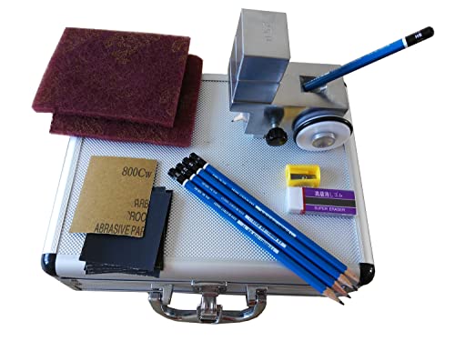 Image of Pencil Hardness Tester ASTM D3363 with Two Test Load and A Set of Pencils (Aluminum case)