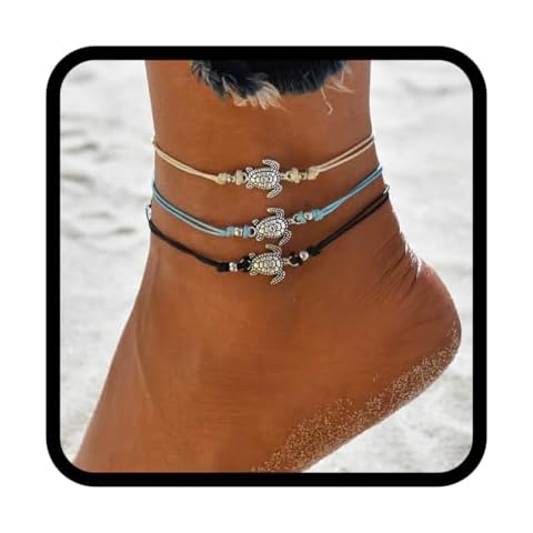 Bracelet de cheville Yean Boho Tortue Cover