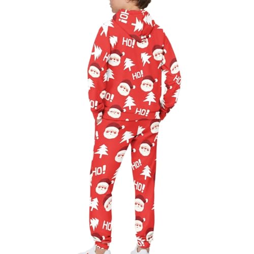 Girls Loose Fit Pullover Oversized Sweatshirts Eye-Catching Lovely Hoodie Sets Two Piece Easy to Put on Take off4