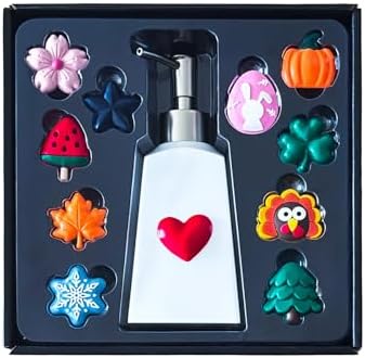 Seasonal Soap Dispenser with 11 Interchangeable Magnets - Seasona...