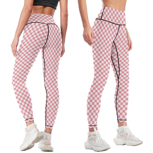 Yogahose mit hoher Taille für Damen, Bauchkontrolle, 4-Wege-Stretch, Laufen, Workout, Leggings,...