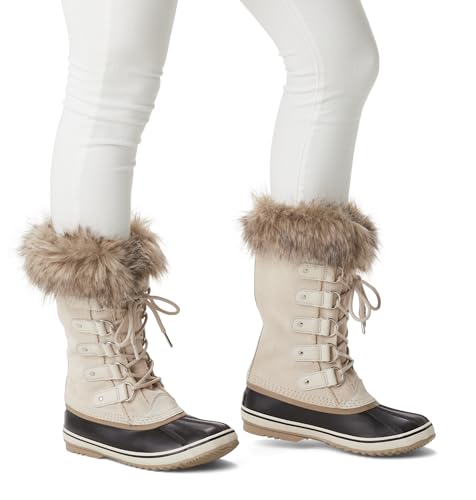 SOREL Women's Joan of Arctic Waterproof Boot - Fawn, Omega Taupe - 6.5