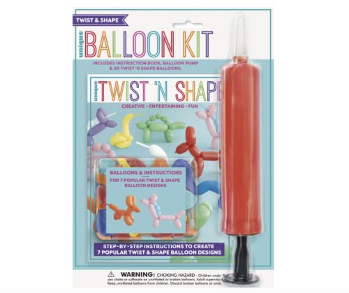 Ultimate Multicolor Balloon Pump Book Kit (1 Pack) Balloon Inflator, DIY Decoration Guide & Exciting Activities For Kids - Perfect For Birthdays, Holidays &Events