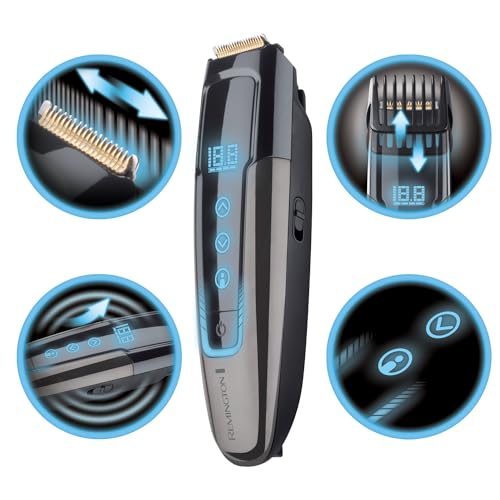 Remington MB4700 Barttrimmer Herren, Stiftung Warentest Testsieger Hautschonung, digitale...