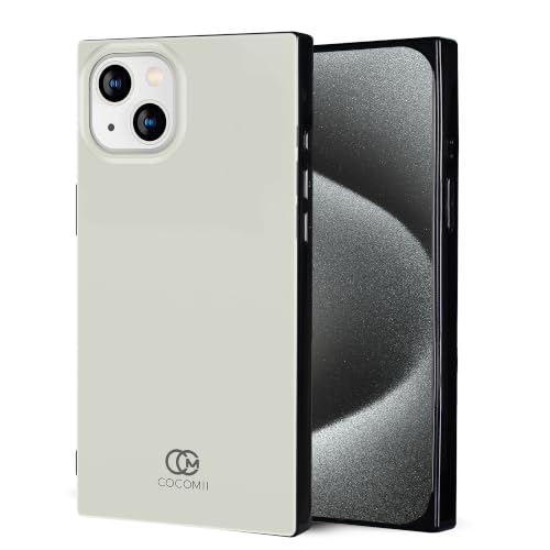 Image of COCOMII Rectangle for iPhone 15 Plus /14 Plus Case, Glossy Bone