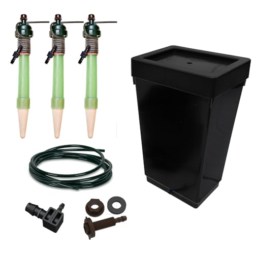 PuraPlants Bewässerungsset für 3 Pflanzen Maxi mit 47L Tank inkl. original Blumat Maxi-Tropfer & Zubehör