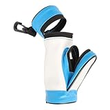 Borsa da Porta-tee da Golf, Borsa da Trasporto per Palline da Golf Porta-palline da Golf Porta-tee per Palline da Golf Portachiavi Clip da Cintura Accessori per Regali da Golf (Blu)