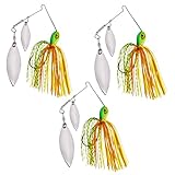 Reaction Tackle Hot Tiger Spinner Bait - 3/8 oz (3 Pack)