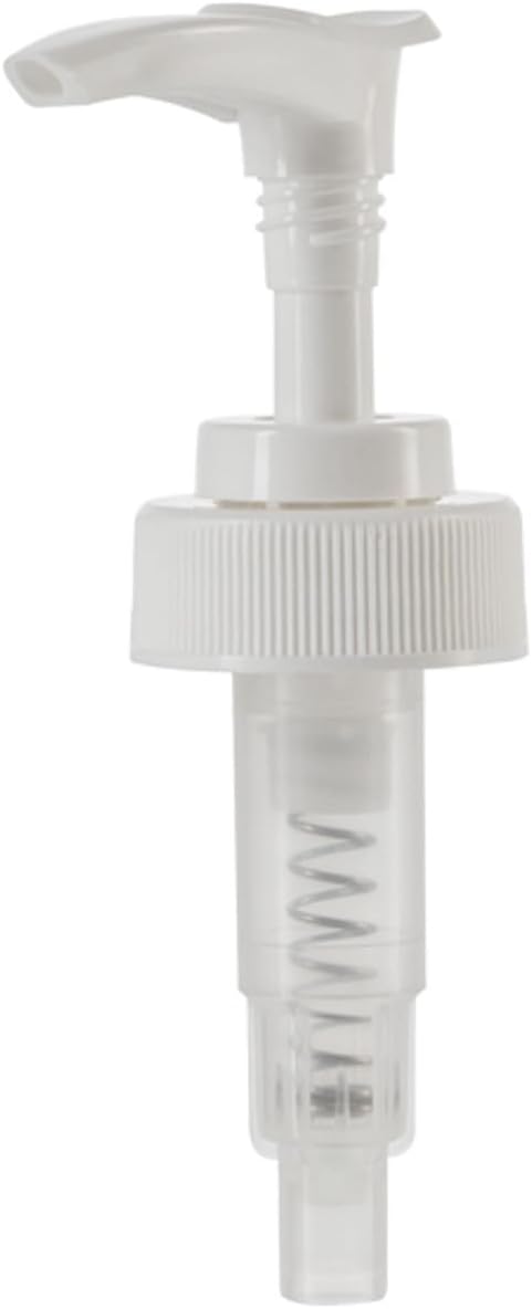Dispenser Pumps Compatible with the New Size Jumbo Olaplex No. 4 Shampoo and No. 5 Conditioner 17.75 oz, 525 ml Size Bottles, Ultra Essentials (Two White Pumps - 4 and 5 (17.75oz Jumbo)