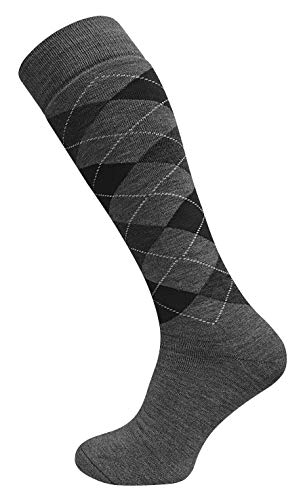 VCA 3 paar Super warme THERMO kniekousen met ruitpatroon, volledige badstof, origineel - Afbeelding 5