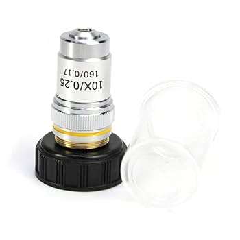 20)金属顕微鏡対物レンズ　CF10XEPI Amazon.co.jp: 実験用顕微鏡スライド 195 金属生物無彩色顕微鏡