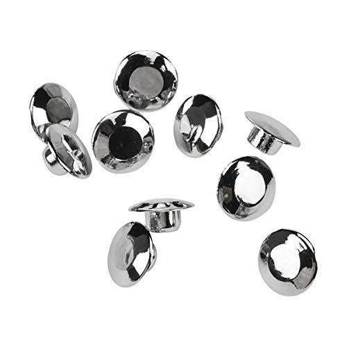 HardDrive 03-0107-10 Chrome Handlebar Clamp Plug Cap 10/Pk