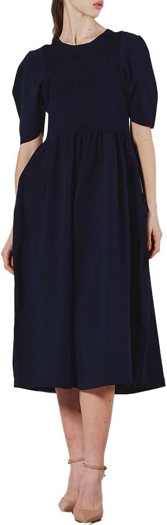 ノースリーブ ジャガード コクーン ドレス オケージョン パーティー