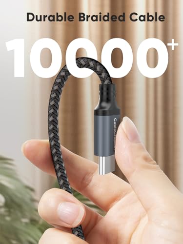 Image of CableCreation USB C to USB C Cable 60W 1.6FT, Type C Fast Charging Cord | Compatible with iPhone 15 Series, MacBook Pro, iPad Pro Air 4, Galaxy S24 S23+ S22