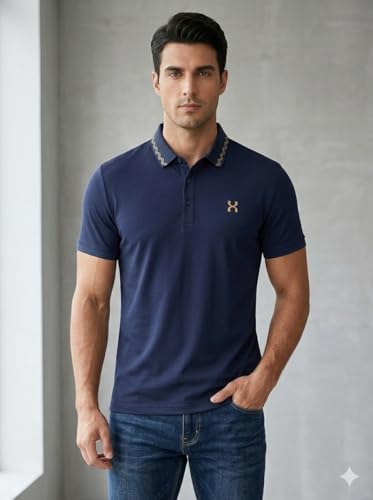 Image of TAGAS Men's Polo T-Shirt || T-Shirt for Mens || Casual T Shirt for Men ||Polo T-Shirt ||Mans T-Shirt ||