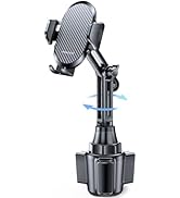 Miracase 2025 Upgraded Universal Cup Phone Holder for Car, [Rotatable & Adjustable] Long Neck Car...