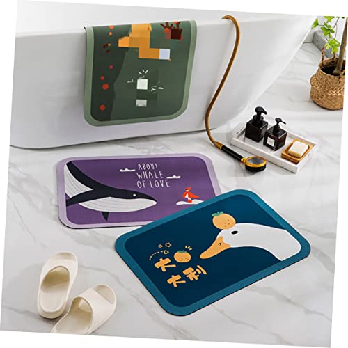Tapis de bain absorbant eau style moderne pour sortie de douche en douceur