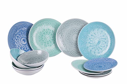 Villa d'Este Home Tivoli 5909355 LUXOR 12PZ TAVOLA