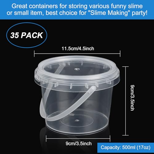Loyorty LYUS-CONTAINERS-35PCS-16OZ-230906 35 Pcs 17 Oz Slime Containers thumb #1