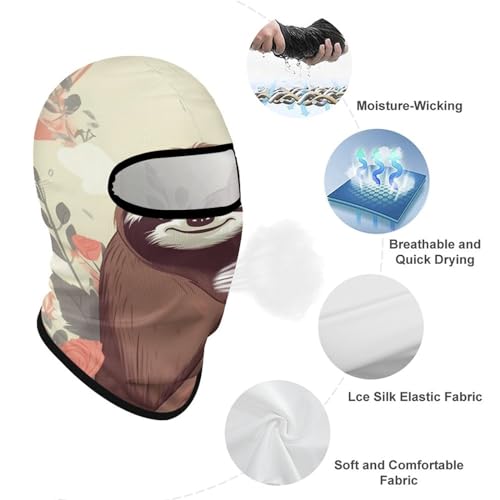 Balaclava Mask for Men Ski Mask for Women You are Awesome Sloth Full Face Mask Face Cover for Cycling, 1, Style miniatura 3