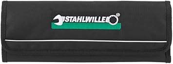 Stahlwille 96400813 Combination Wrench, Ring Head Angled at 15 Degree, Chrome Alloy Steel, Chrome Plated, Has Anti Slip Drive, Set of 6